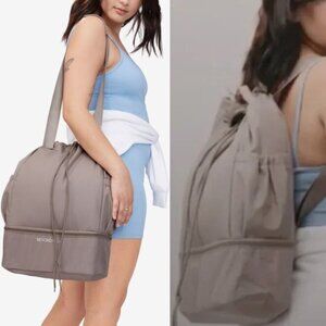 Beyond Yoga Backpack Convertible Gym Bag Grey Big